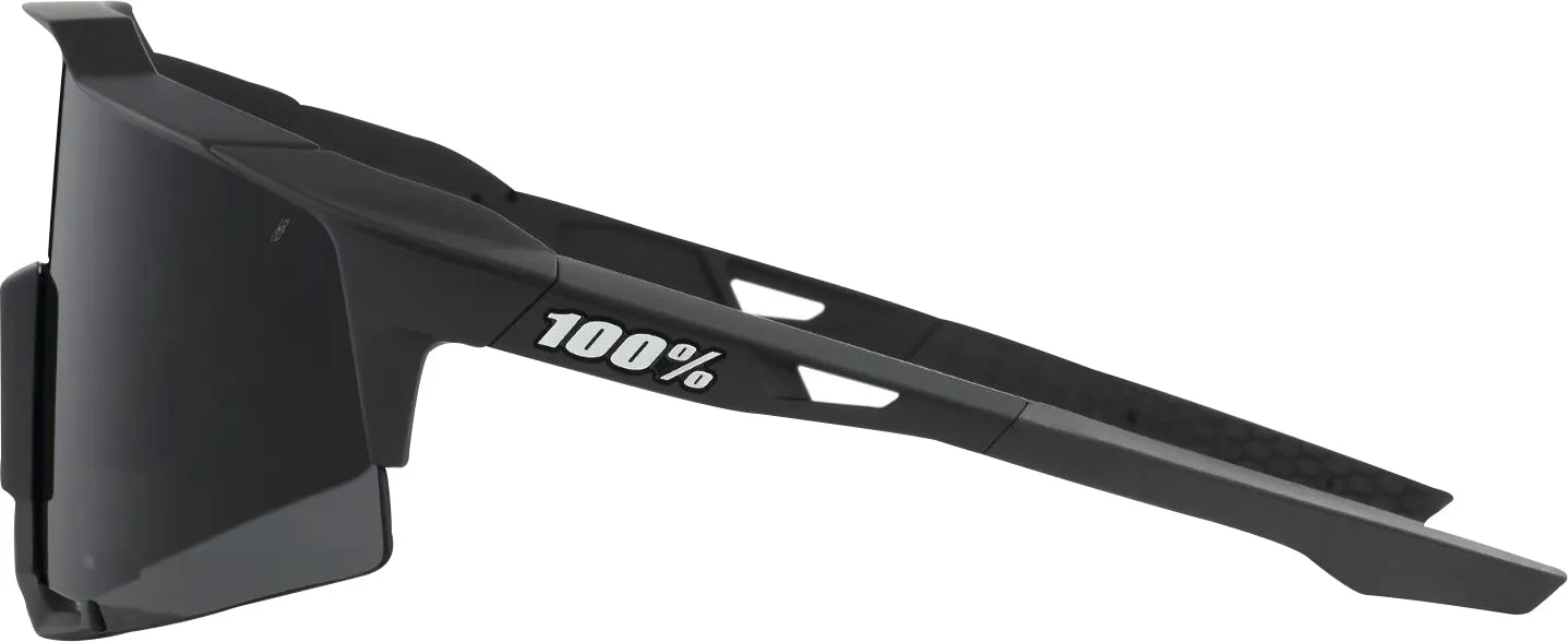 100% Speedcraft Cycling Sunglasses - Soft Tact Black