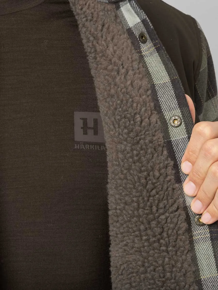 50% OFF HARKILA Asmund Insulated Wool Shirt Jacket - Mens - Willow Green/Phantom - Size: MEDIUM