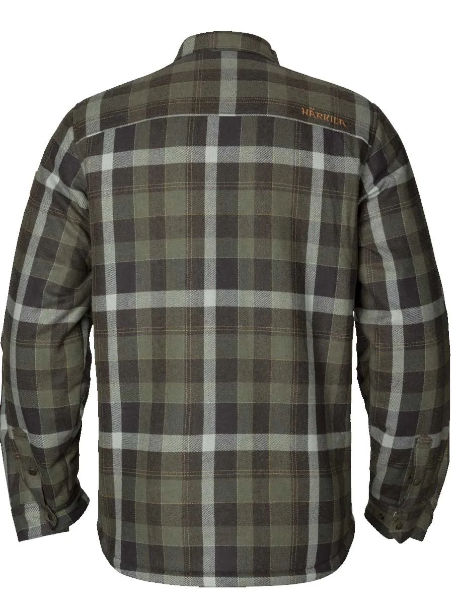 50% OFF HARKILA Asmund Insulated Wool Shirt Jacket - Mens - Willow Green/Phantom - Size: MEDIUM