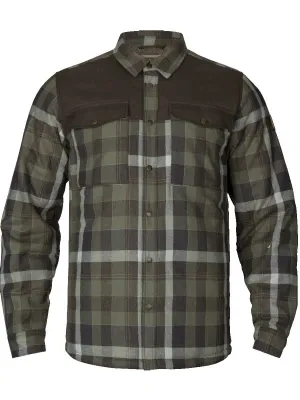 50% OFF HARKILA Asmund Insulated Wool Shirt Jacket - Mens - Willow Green/Phantom - Size: MEDIUM