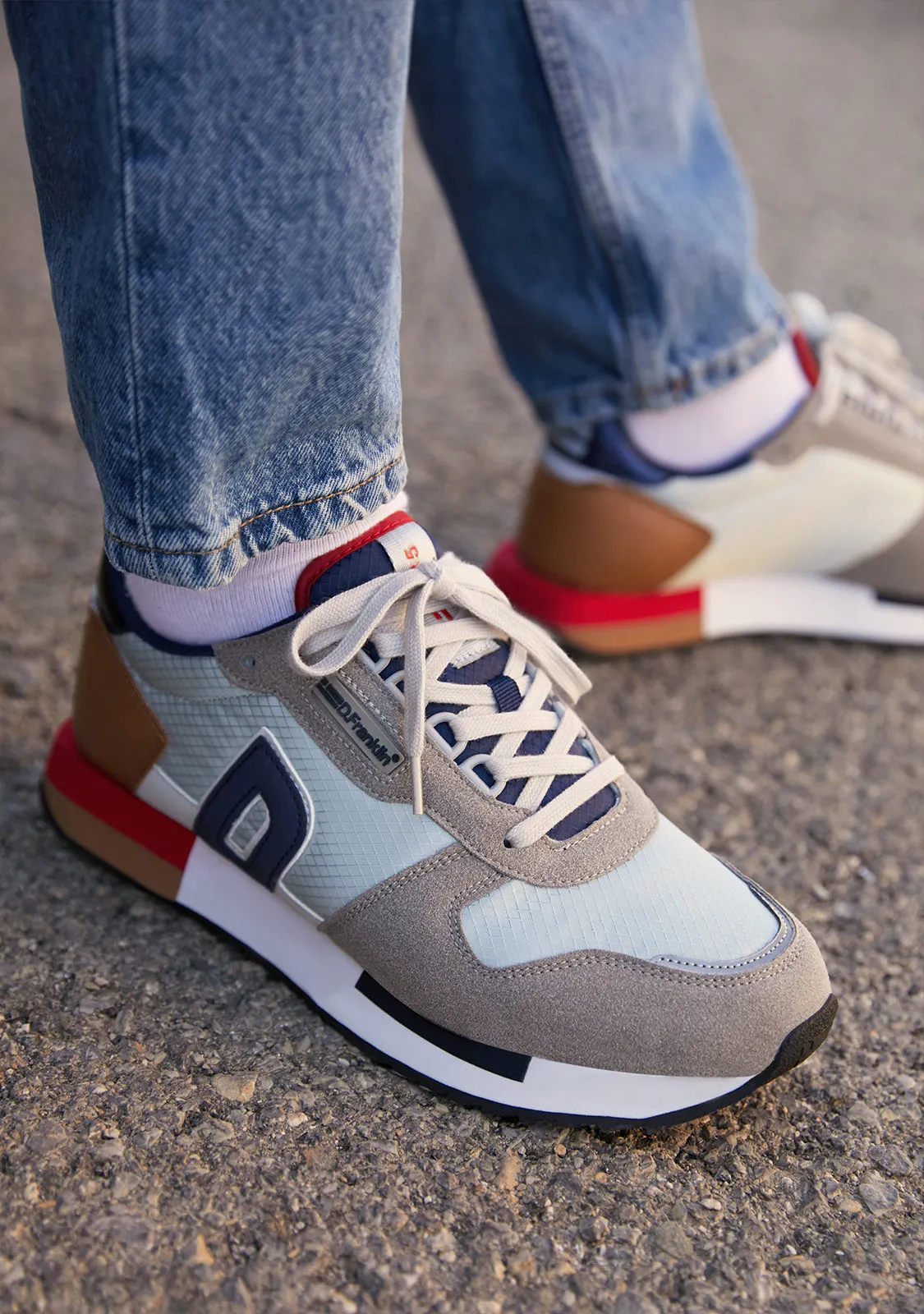 535 Nylon Beige / Grey