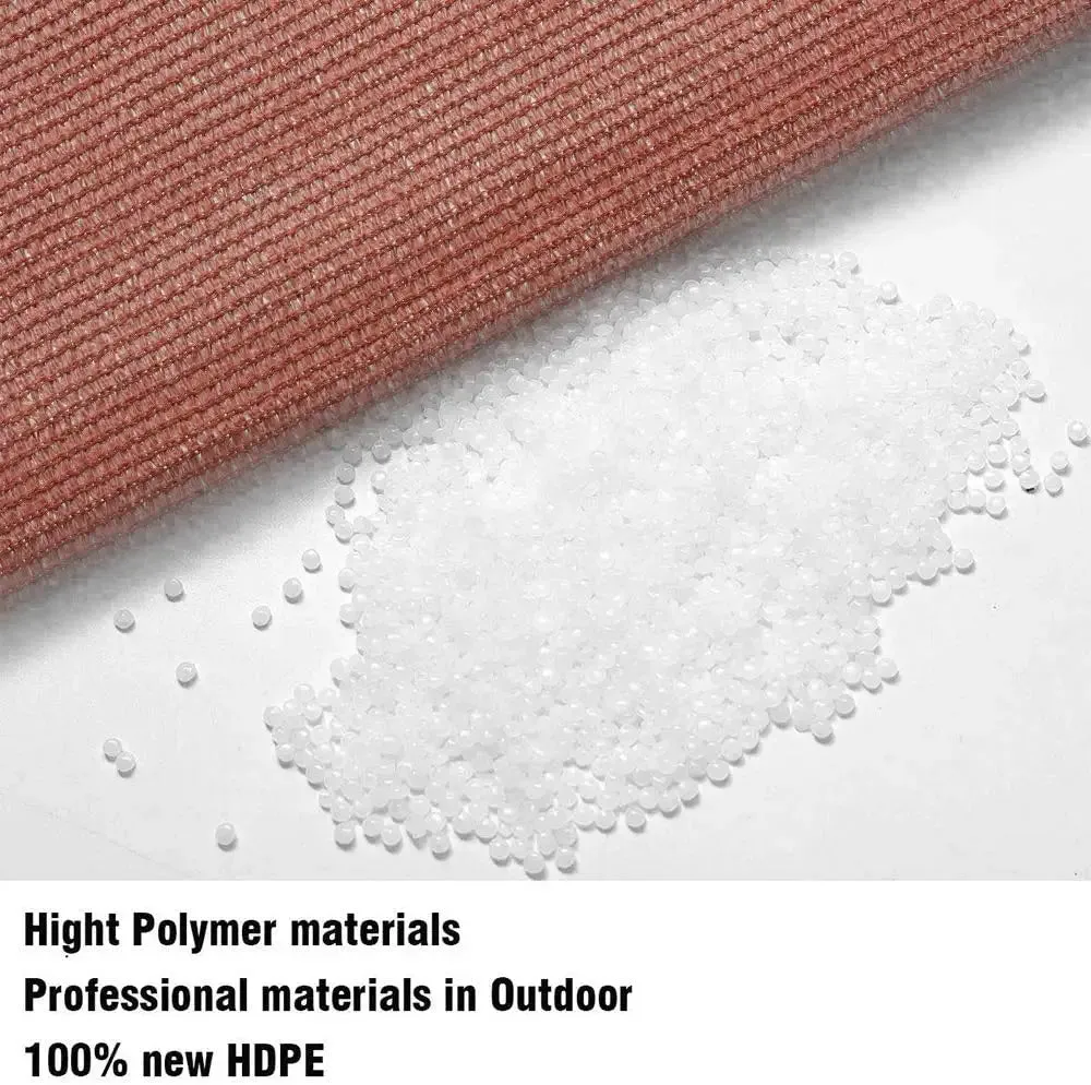 6'x'14' Rectangle Patio Sun Shade Sail（Red Color）