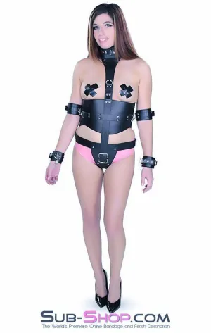 9709HS      Top to Bottom Collar, Belt & Chastity Set