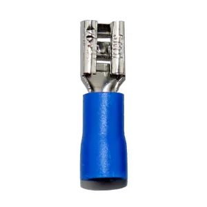 AIRNIX TERMINAL FDD 2-187 BLUE FEMALE QUICK DISCONNECT, CRIMP, PVC INSULATED