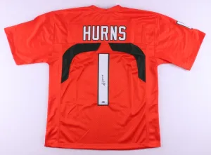 Allen Hurns Signed Miami Hurricanes Jersey (Schwartz COA)