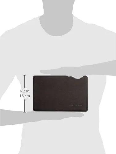 AmazonBasics Foam Yoga Blocks - 4 x 9 x 6 Inches, Set of 2, Black