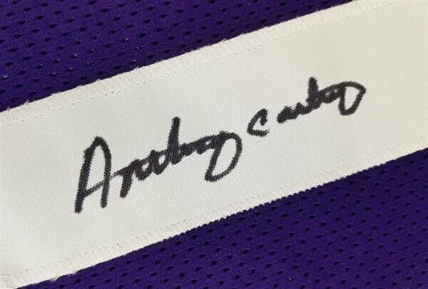 Anthony Carter Signed Vikings Jersey (TSE COA) Minnesota's 3xPro Bowl Receiver