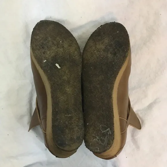 APC Leather Wedge Booties