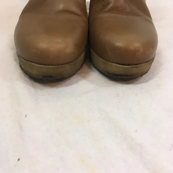 APC Leather Wedge Booties