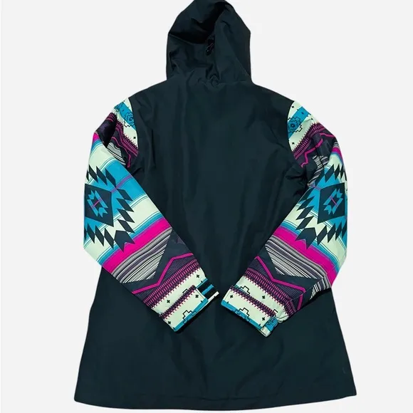 Aperture Women's Insulated Colorful Aztec Print Ski &amp; Snowboarding Jacket Size M
