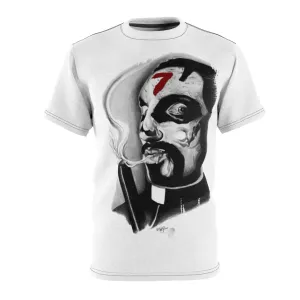 Apocalyptic Preacher White T (Large Logo)