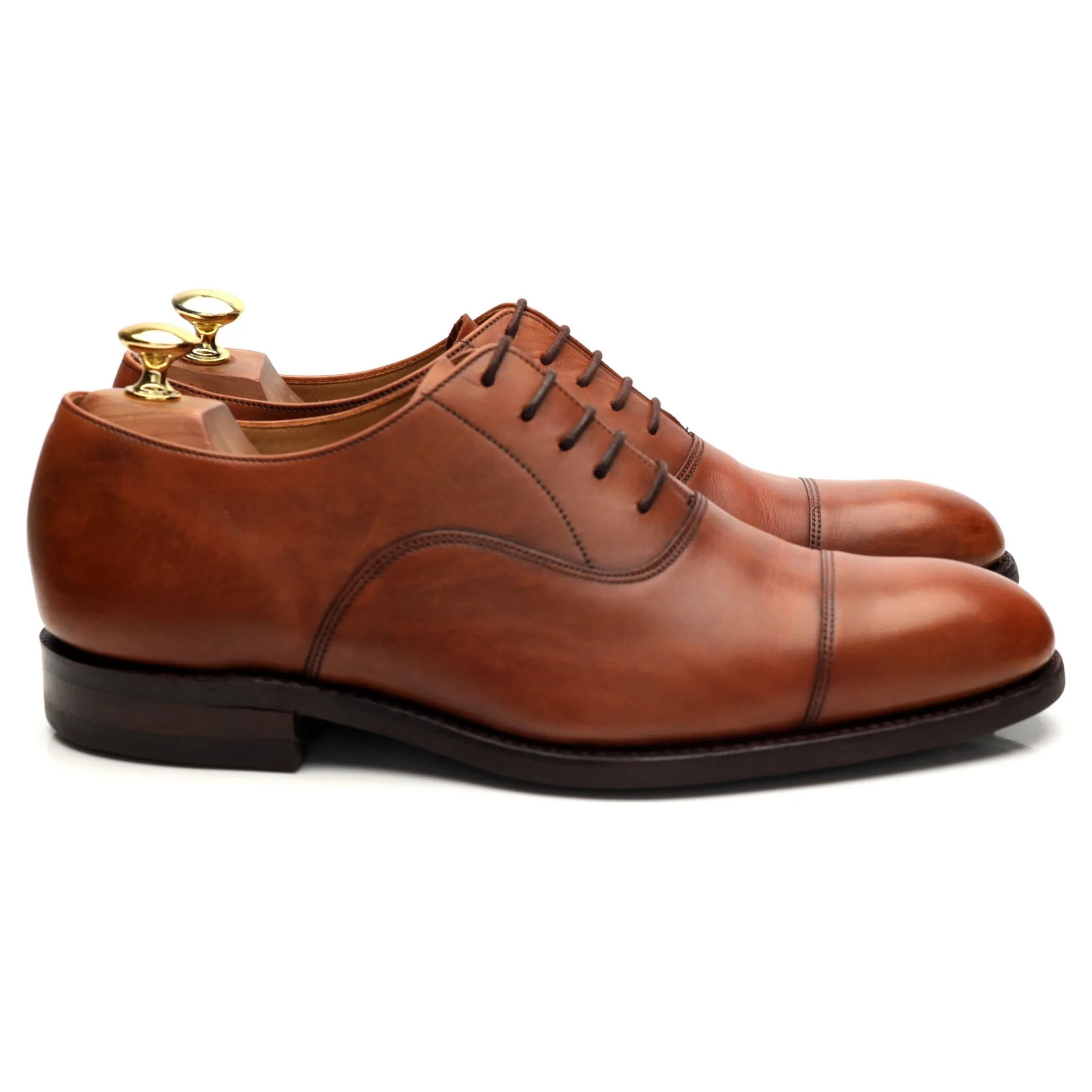 'Archway' Tan Brown Leather Oxford UK 8 G