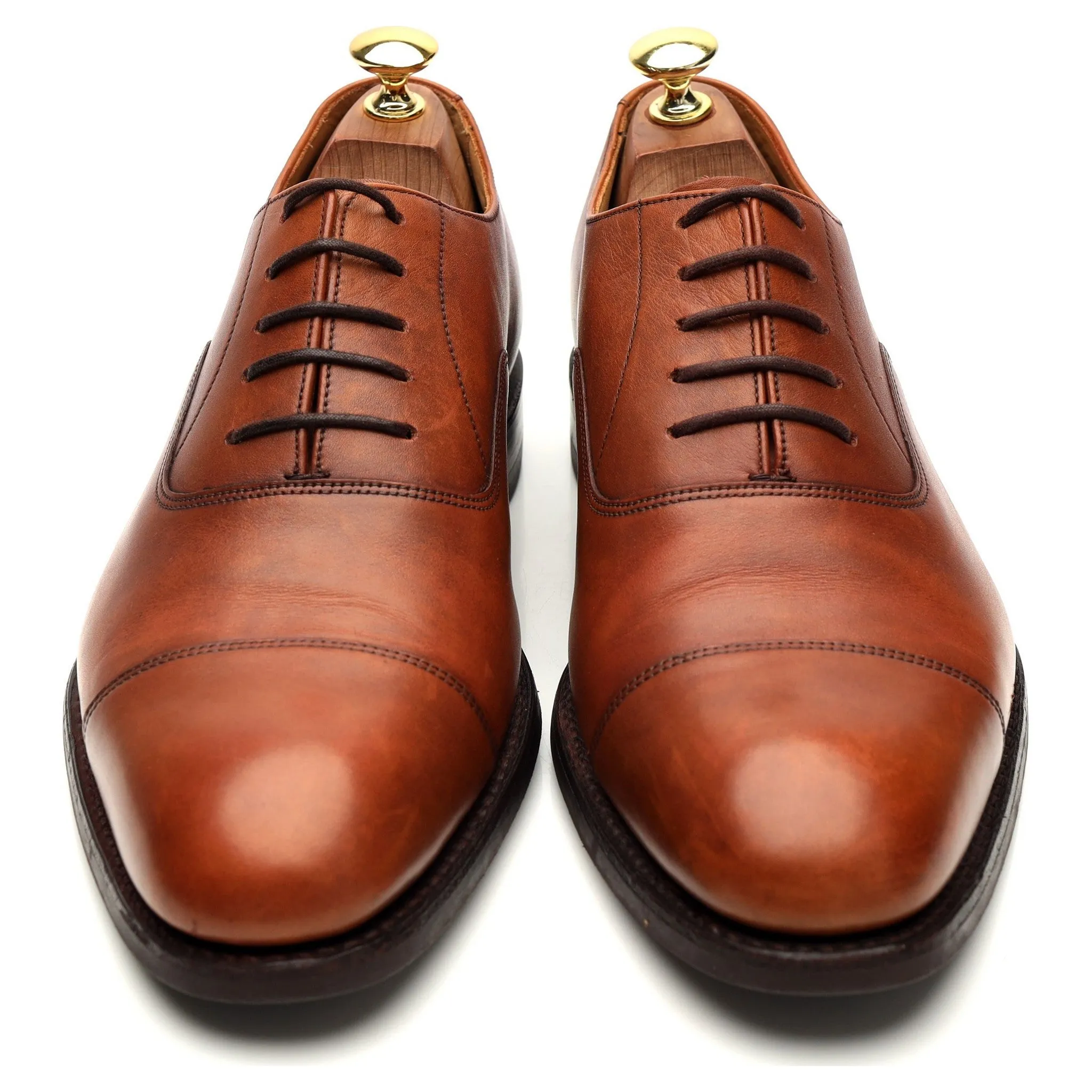 'Archway' Tan Brown Leather Oxford UK 8 G