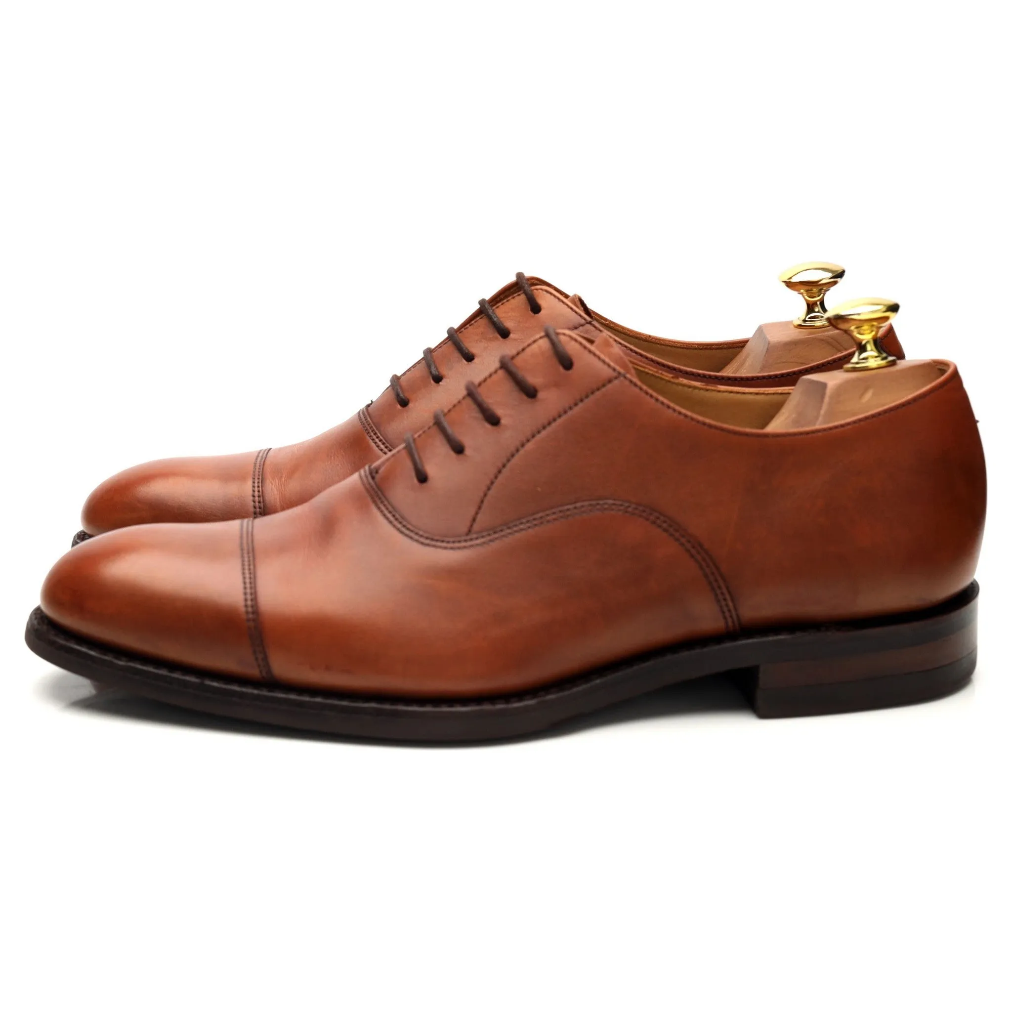 'Archway' Tan Brown Leather Oxford UK 8 G