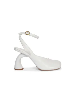 Asymmetric Virgo Leather Sandals