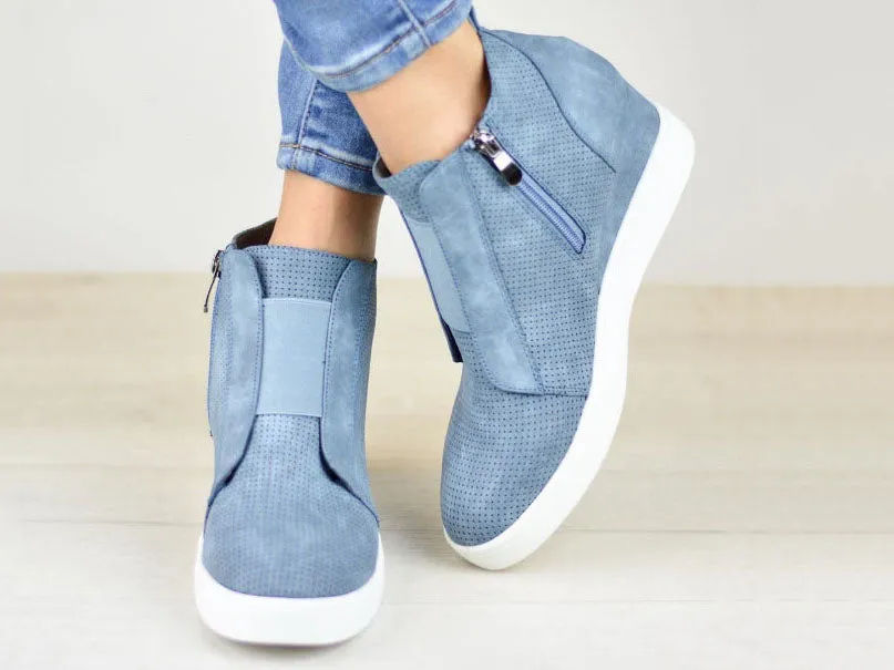 Autumn and Winter Mixed Color Booties Increase Large Size