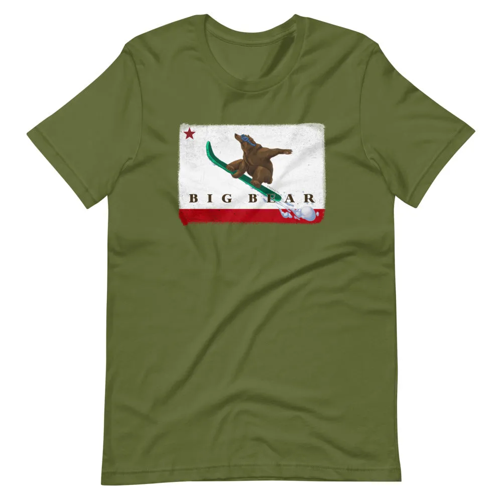 Big Bear CA Grizzly Snowboarding Shirt