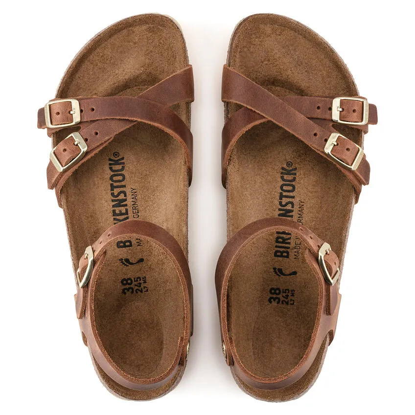 BIRKENSTOCK-  KUMBA OIL LEATHER SANDAL