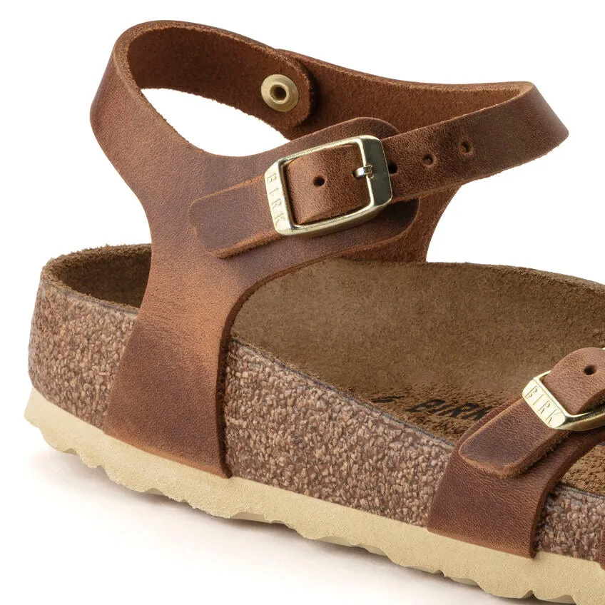 BIRKENSTOCK-  KUMBA OIL LEATHER SANDAL