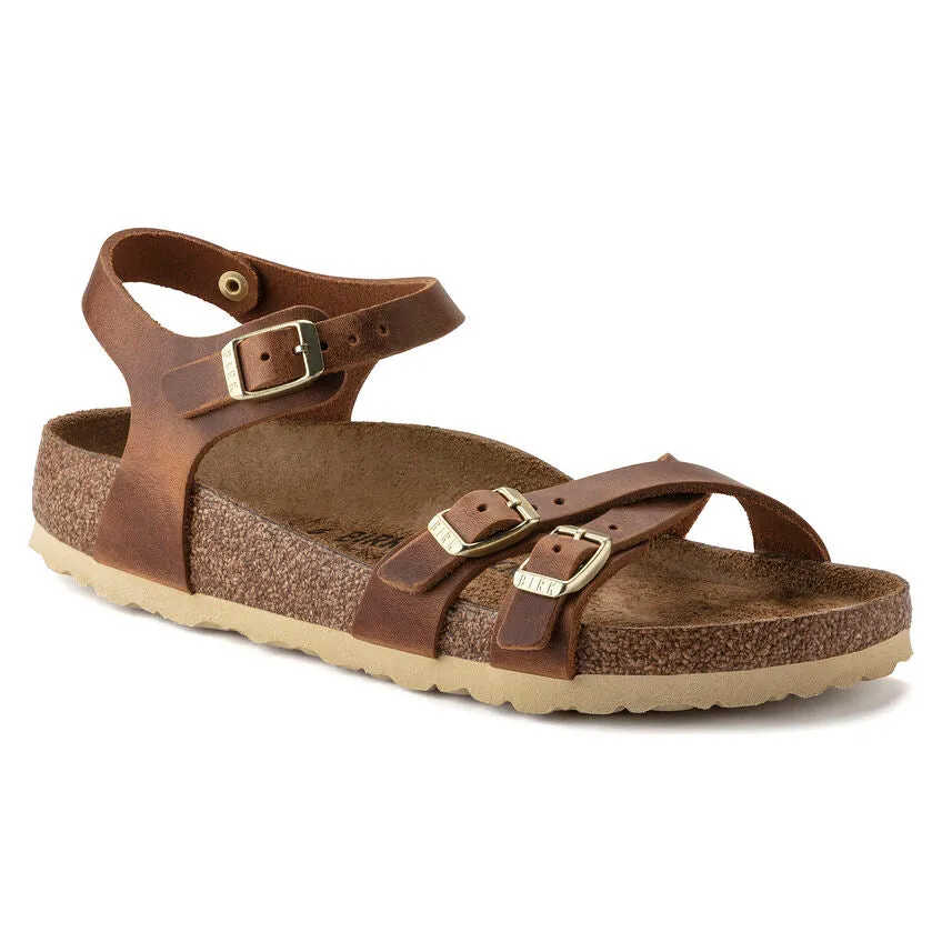 BIRKENSTOCK-  KUMBA OIL LEATHER SANDAL