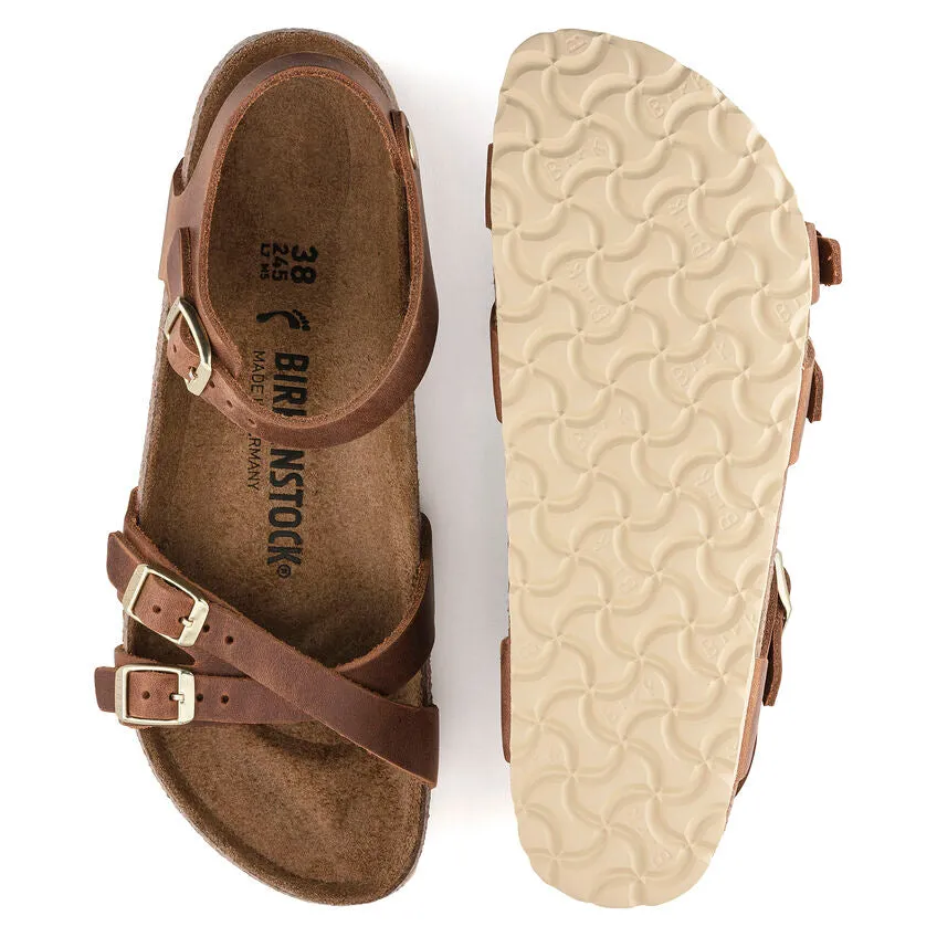 BIRKENSTOCK-  KUMBA OIL LEATHER SANDAL
