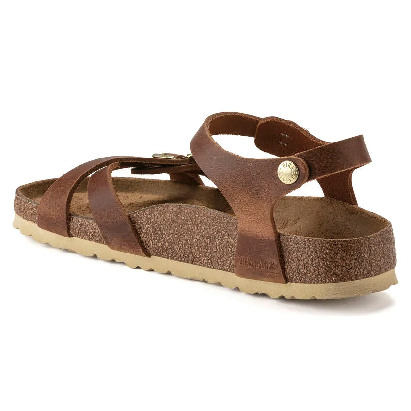 BIRKENSTOCK-  KUMBA OIL LEATHER SANDAL