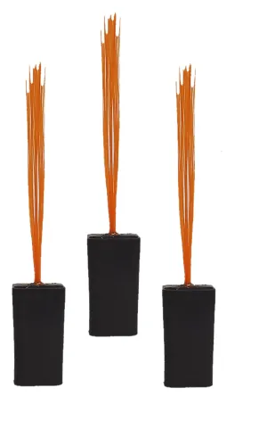 Black Base Plug with Nylon Bristles (Set of 3)
