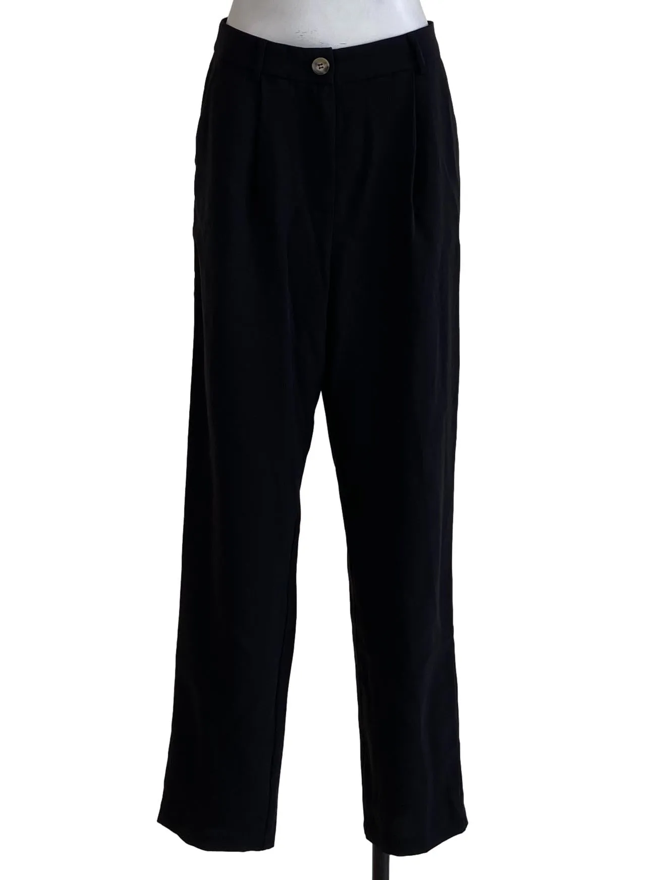 Black Plain Formal Pants