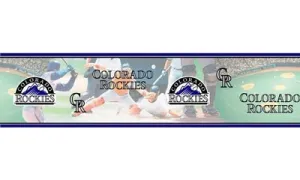 Blue Black Baseball Field Scene 5815413 Wallpaper Border