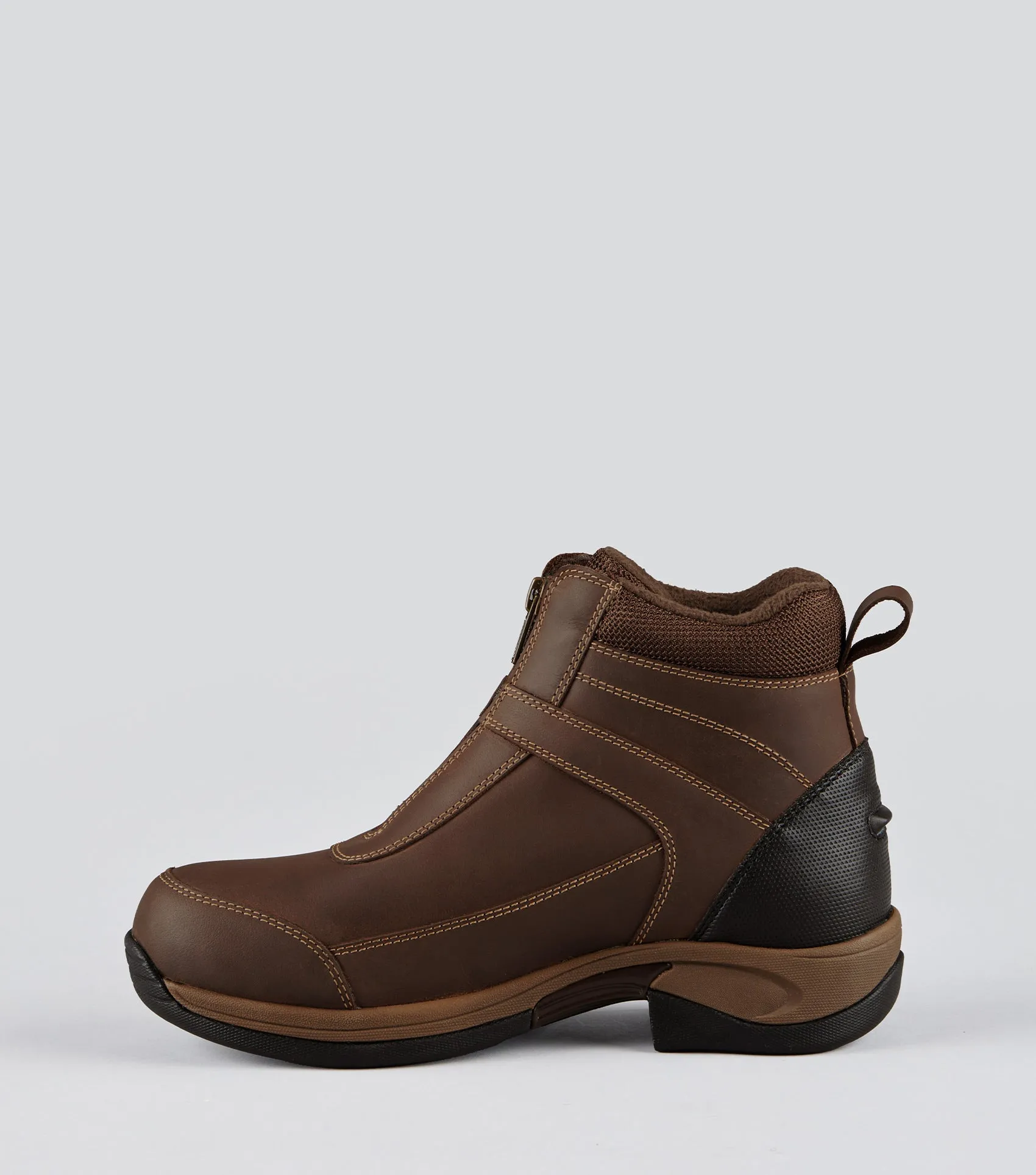 Borelli Waterproof Zipped Boots Brown