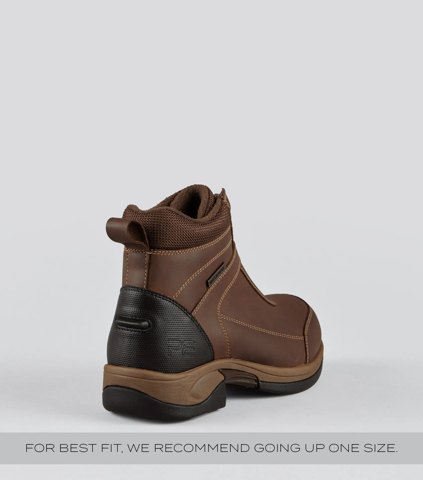 Borelli Waterproof Zipped Boots Brown