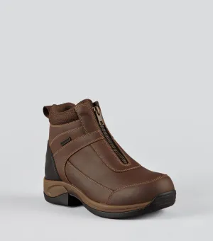 Borelli Waterproof Zipped Boots Brown