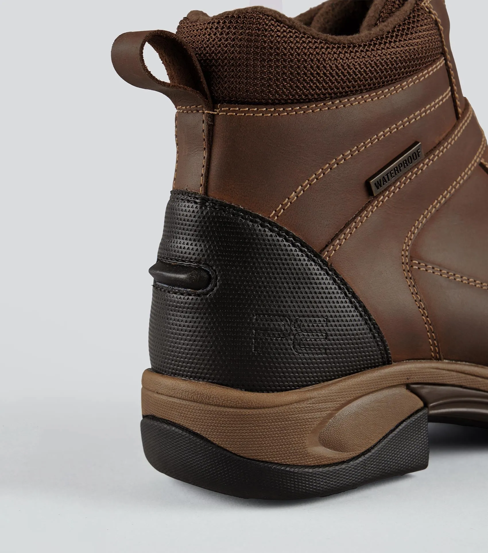 Borelli Waterproof Zipped Boots Brown