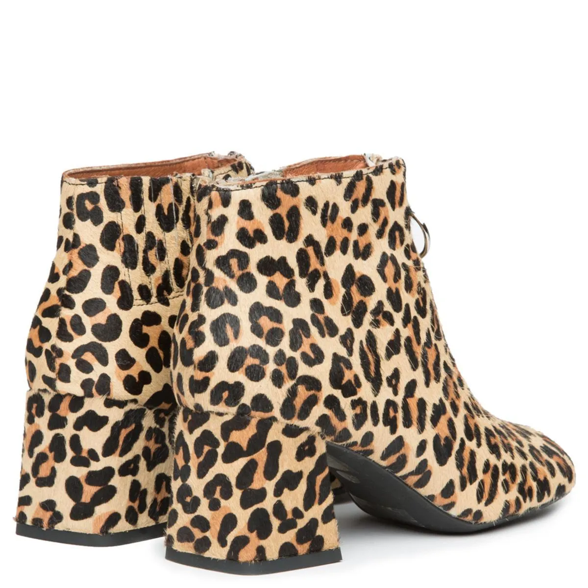 Bossanova-F Cheetah Heeled Booties