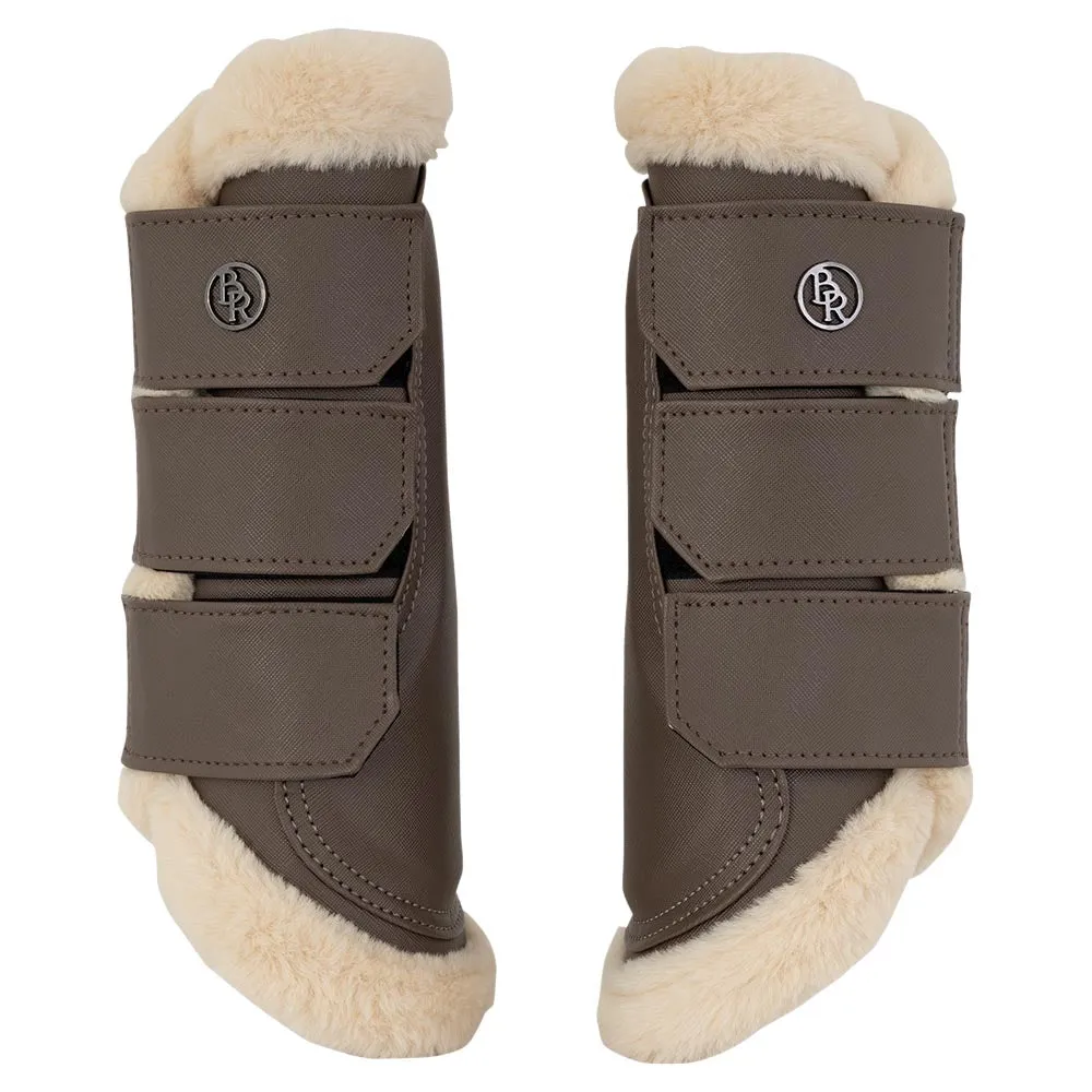 BR Eileen faux fur mesh Falcon boots