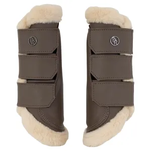 BR Eileen faux fur mesh Falcon boots