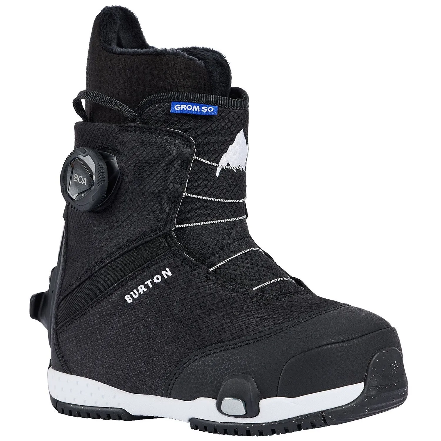 Burton Grom Boa Step On Snowboard Boots Kids Black