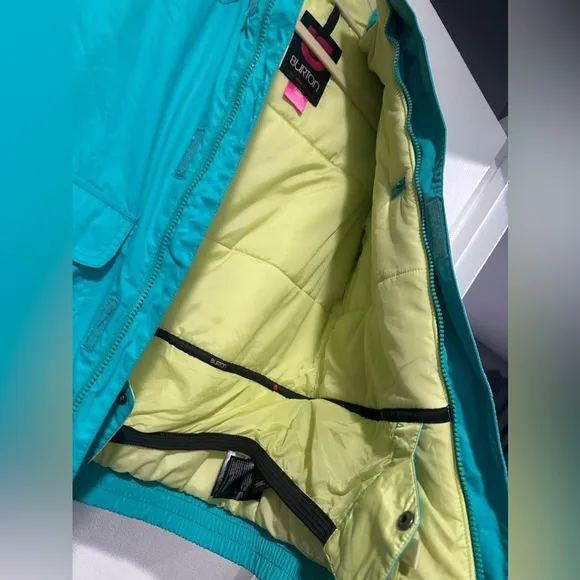 BURTON TWEEN KIDS GREEN SNOWBOARDING JACKET ⛷️