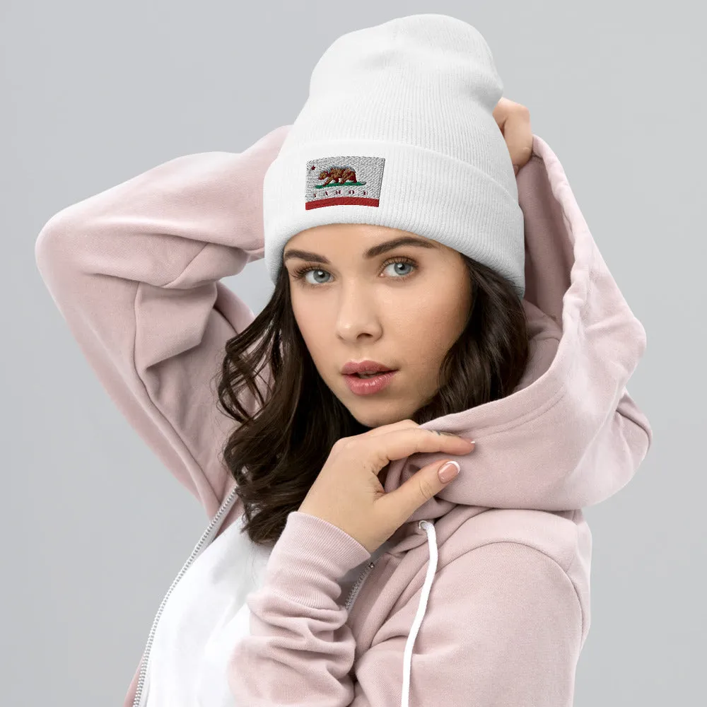 CA Flag Tahoe Beanie