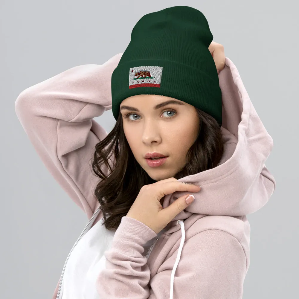 CA Flag Tahoe Beanie