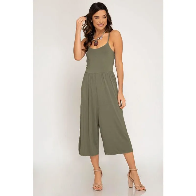 Cami Knit Culotte Jumpsuit
