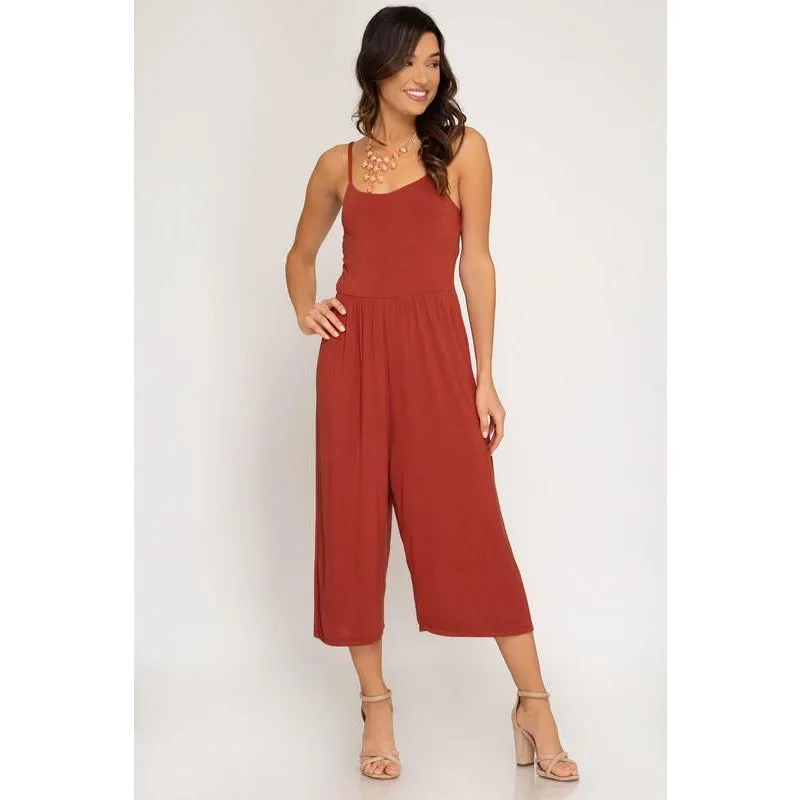 Cami Knit Culotte Jumpsuit