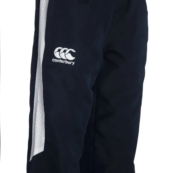 Canterbury Kids Team Side Panel Trackpant - Black & Navy