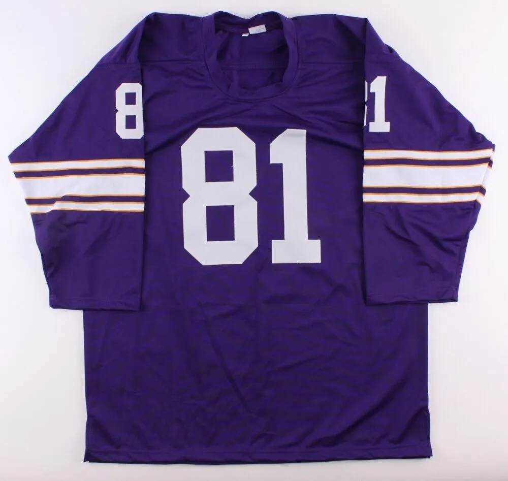 Carl Eller Signed Vikings Jersey Inscribed "HOF 04" (TSE COA) 1969 NFL Champions