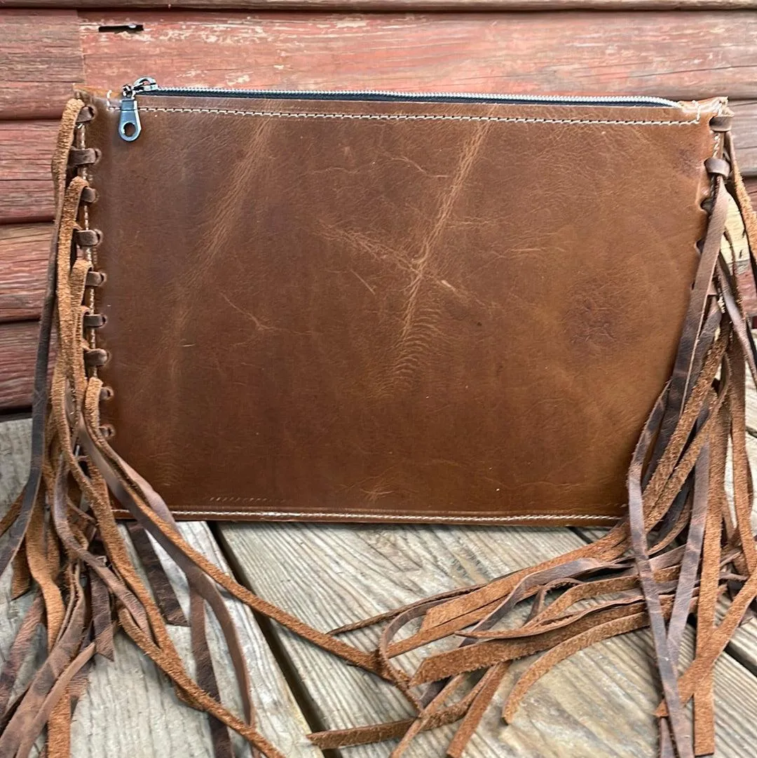 Carly - Waxed Leather w/ Mocha Western