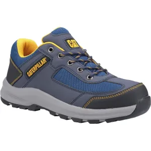 Caterpillar NEW Elmore S1P Wide-Fit Safety Trainer | Steel Toe Cap - Blue