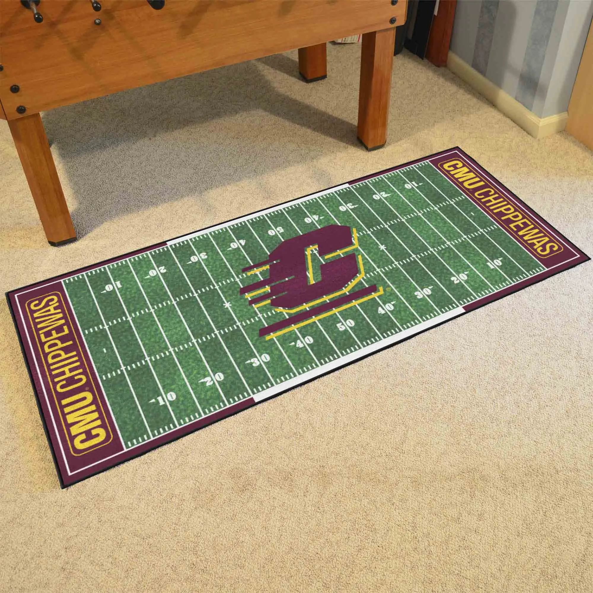 Central Michigan University Football Field Runner