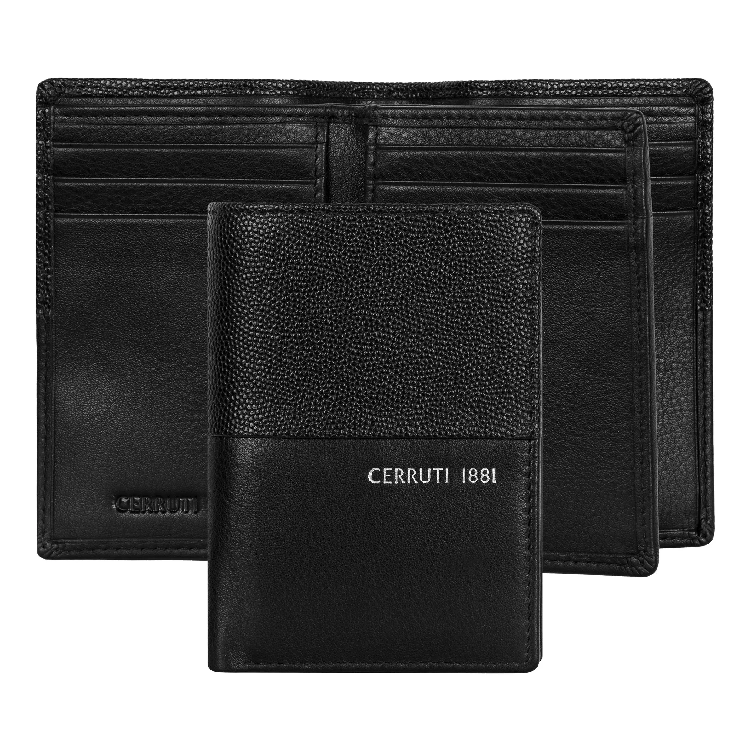 CERRUTI 1881 NPBF201A-Set Oxford Black (ballpoint pen & card holder)