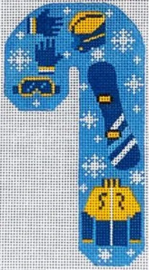 CH-578  - Snowboarding Candy Cane