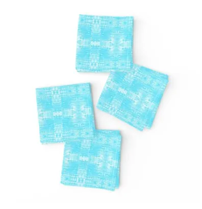 Cocktail Napkins <br/> Jamprang, Turquoise